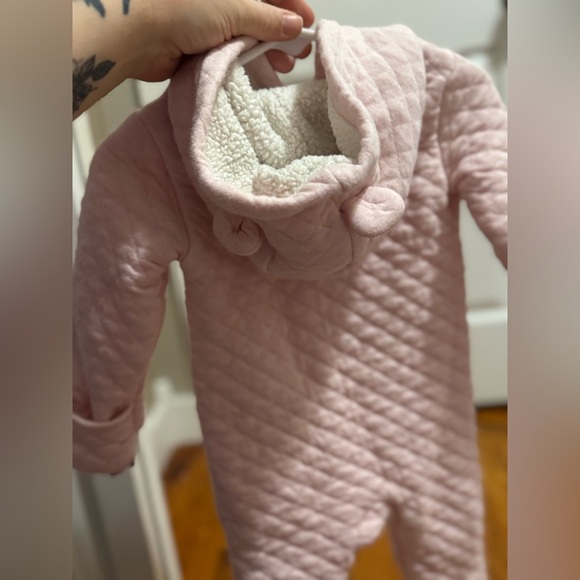 Carter's Pink Quilted Footie One Piece - Picture 8 of 11